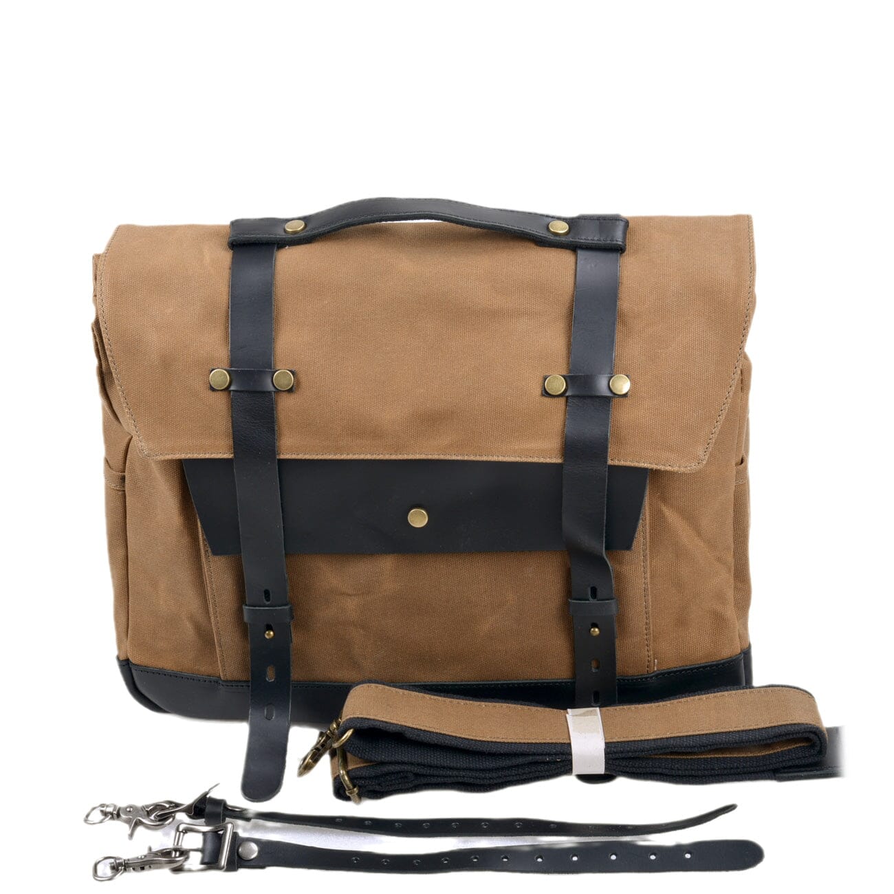 Seattle | Canvas Motorcycle Saddlebag