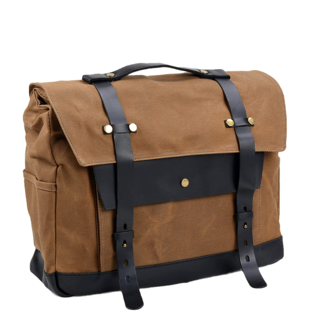 Seattle | Canvas Motorcycle Saddlebag