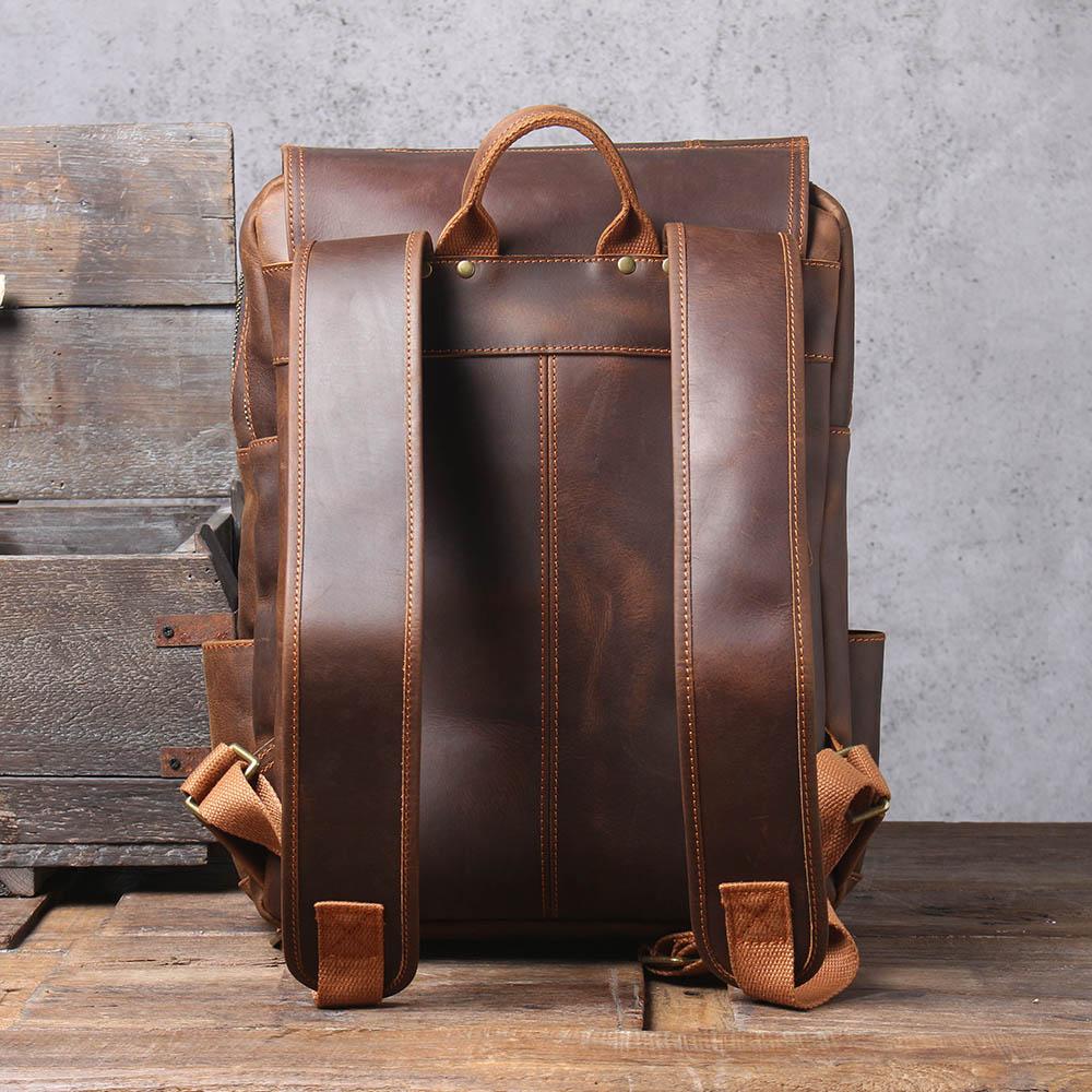 Biefeld | Brown Leather Backpack