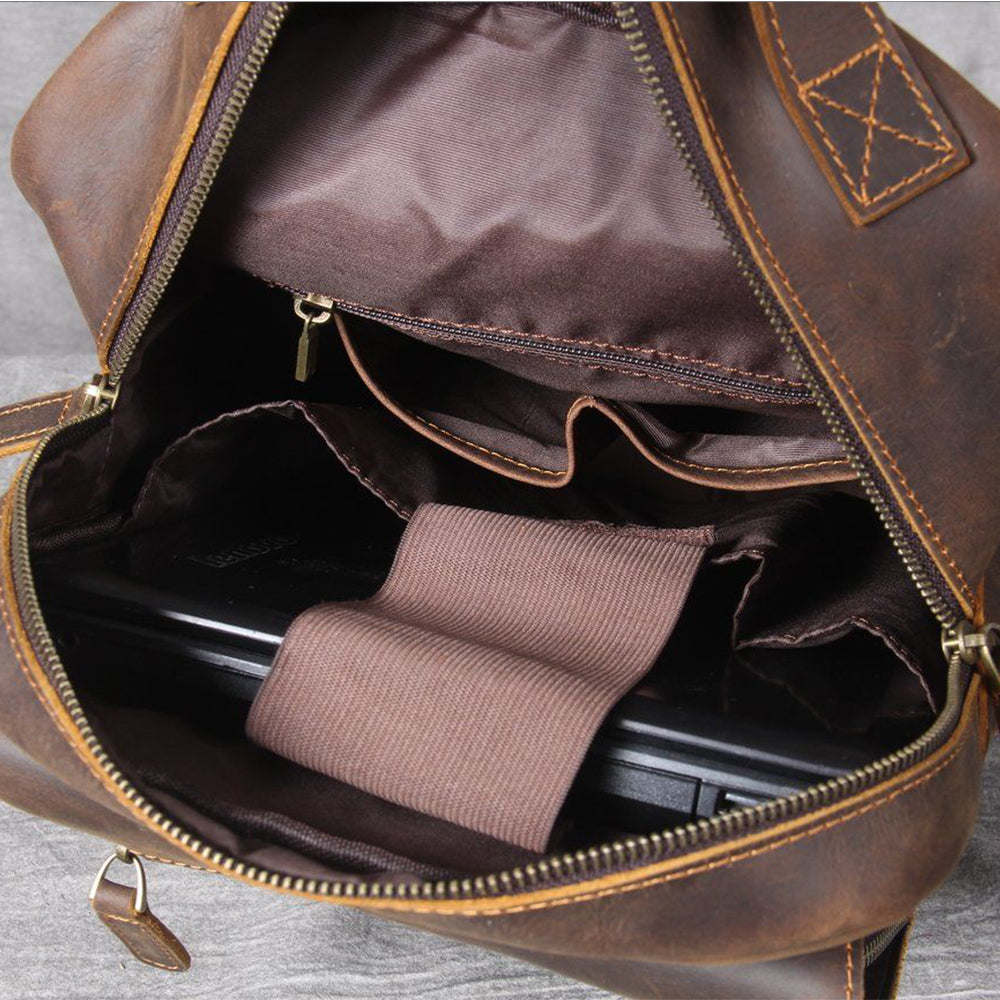 Moritz | Brown Leather Backpack