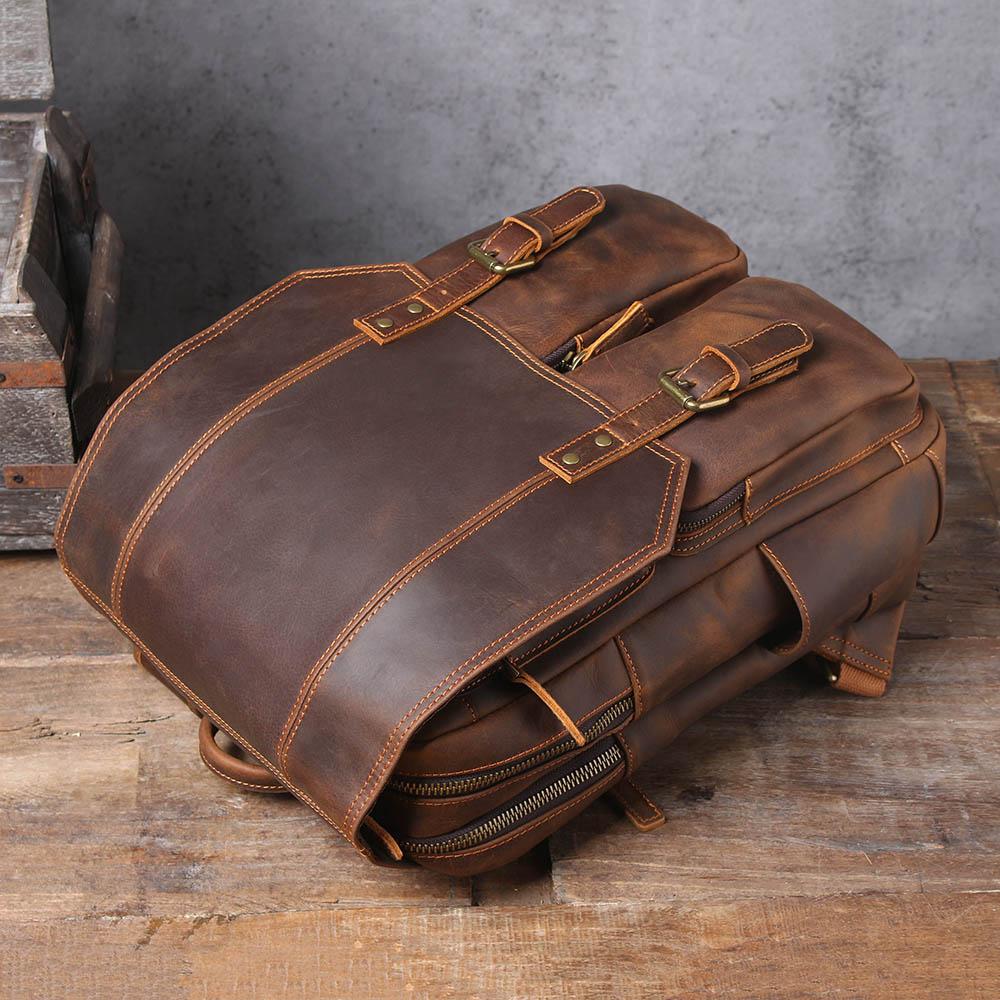Biefeld | Brown Leather Backpack