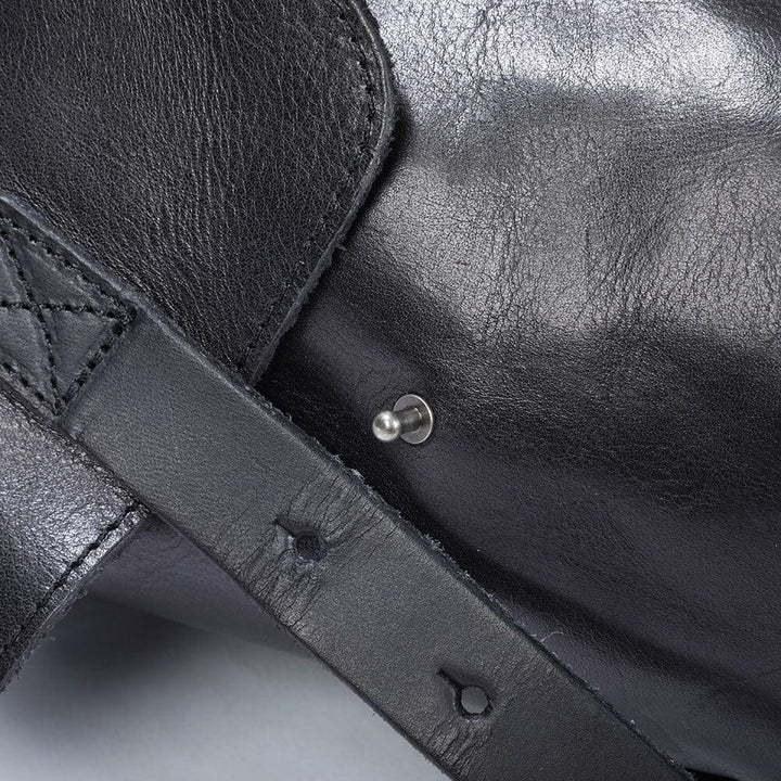 Bodo | Small Black Leather Backpack (BUY 1 GET 1 FREE)