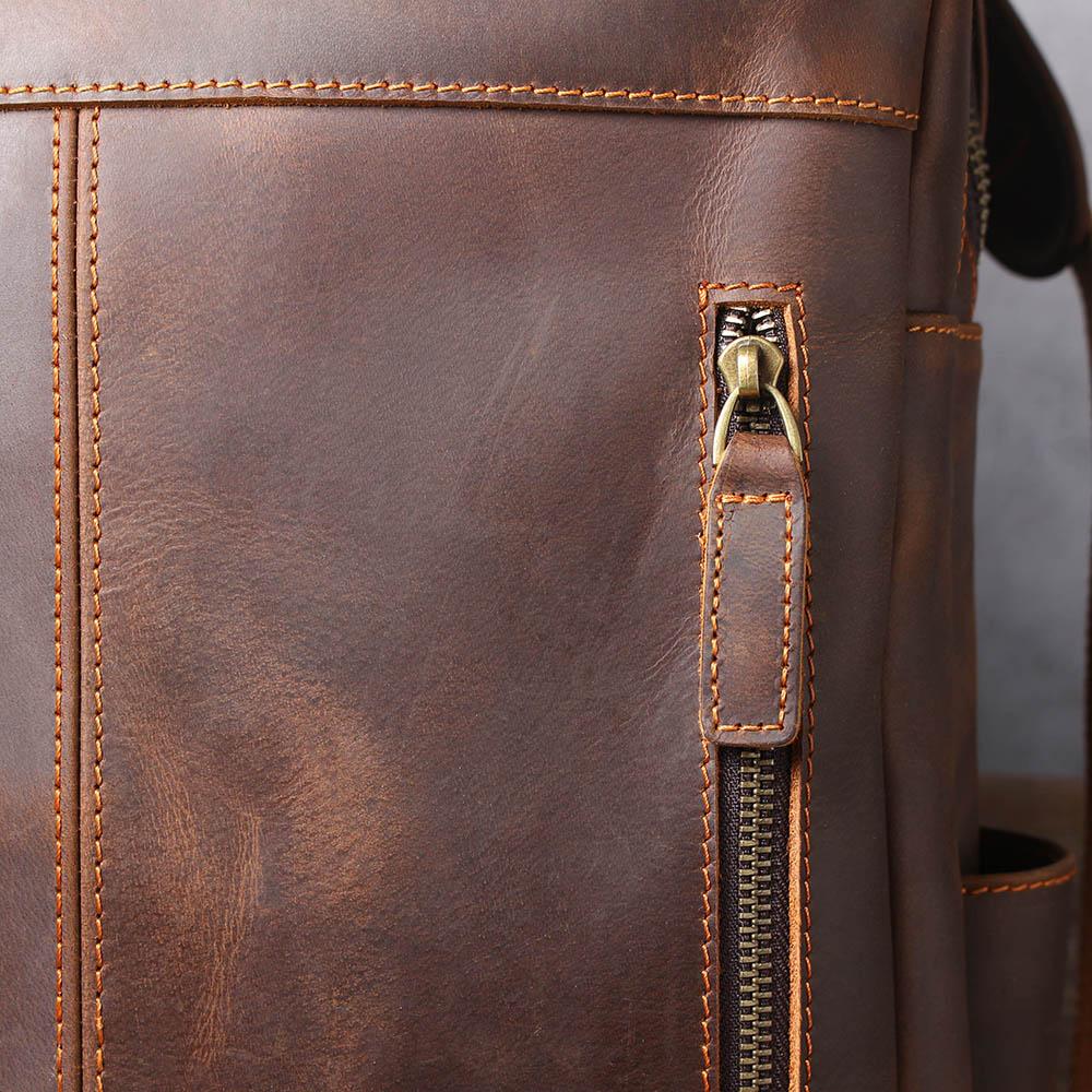 Biefeld | Brown Leather Backpack