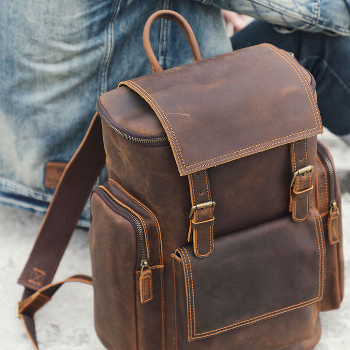 Kalmar | Leather Laptop Backpack (BUY 1 GET 1 FREE)