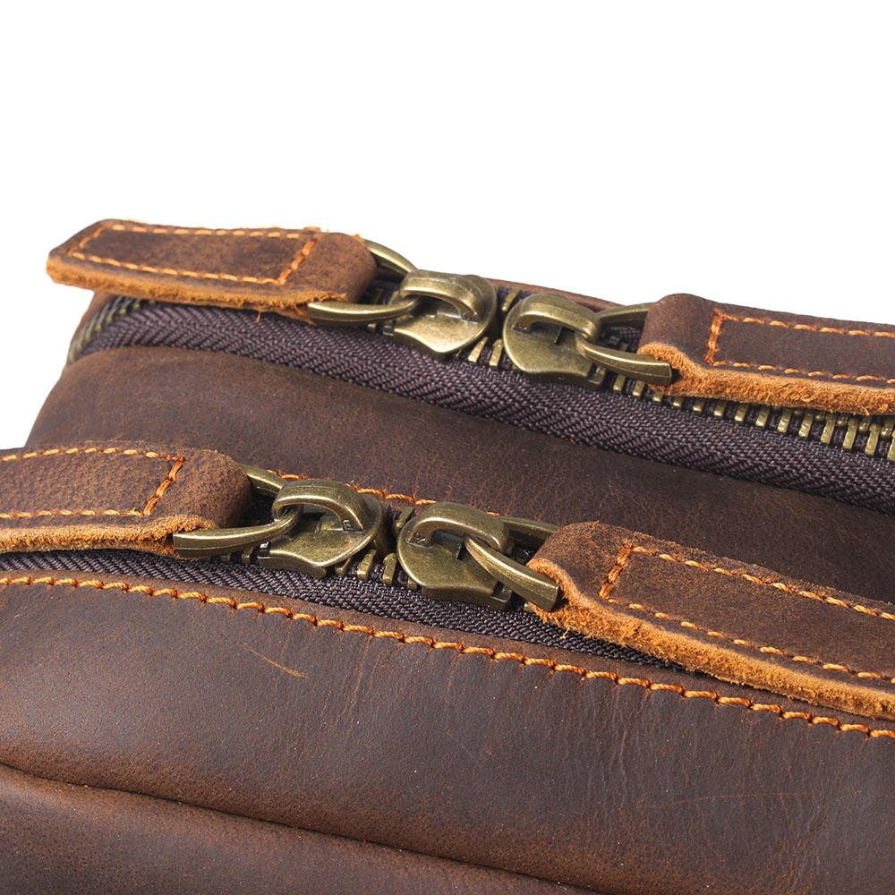 Biefeld | Brown Leather Backpack