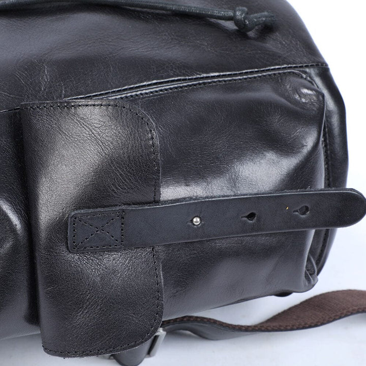 Bodo | Small Black Leather Backpack (BUY 1 GET 1 FREE)