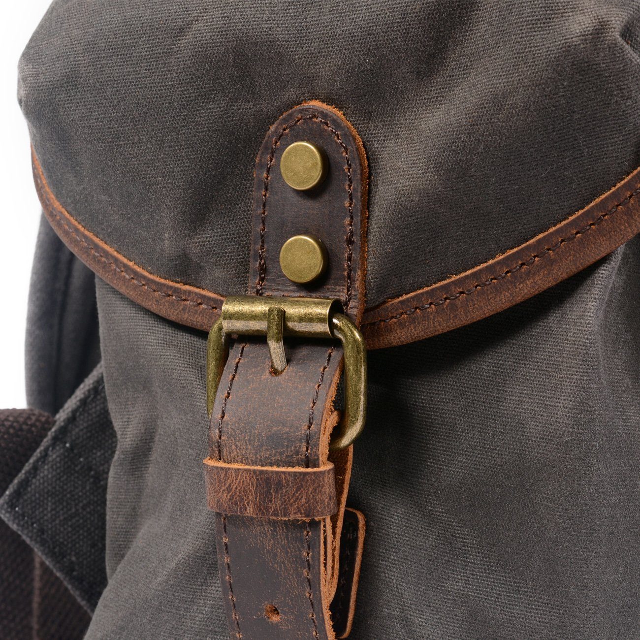 Salzburg | Canvas Leather Backpack