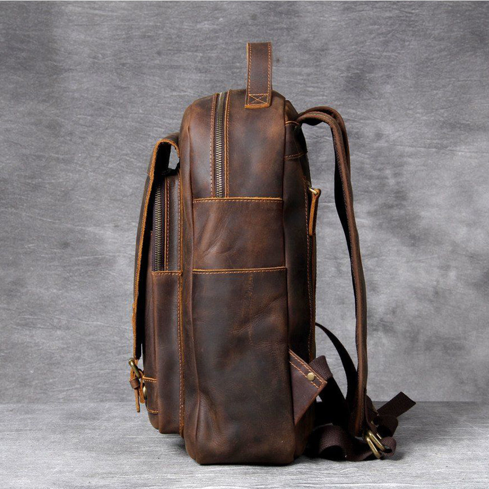 Moritz | Brown Leather Backpack