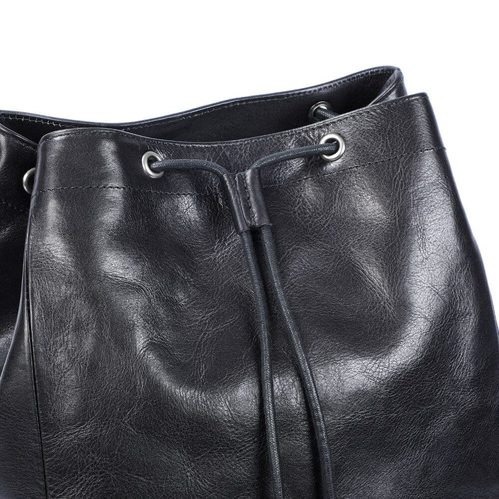 Bodo | Small Black Leather Backpack (BUY 1 GET 1 FREE)