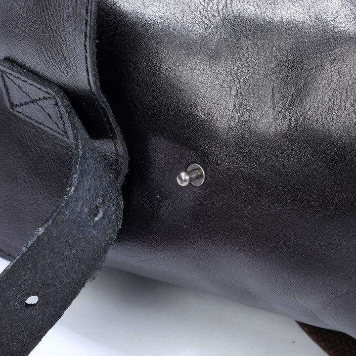 Bodo | Small Black Leather Backpack (BUY 1 GET 1 FREE)