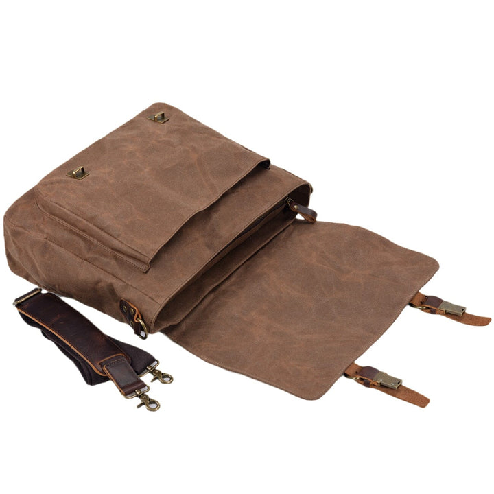 Bruges | Canvas And Leather Clutch Bag (BUY 1 GET 1 FREE)