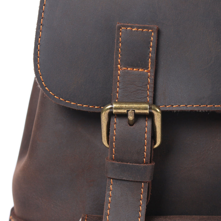 Flam | Leather Backpack with Drawstring (BUY 1 GET 1 FREE)