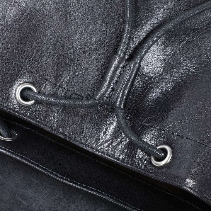 Bodo | Small Black Leather Backpack (BUY 1 GET 1 FREE)
