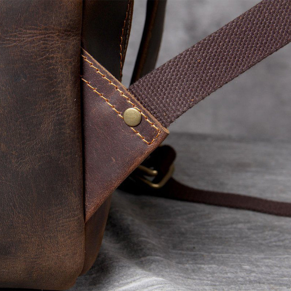 Moritz | Brown Leather Backpack