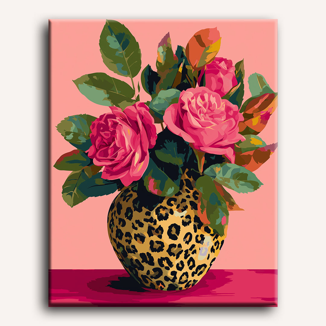 Malen nach Zahlen - Wilde Rosen