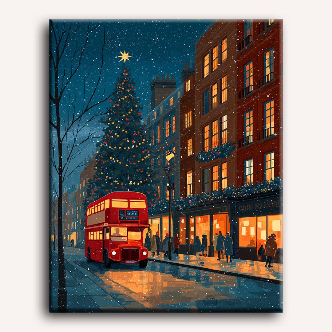 Malen nach Zahlen - Heiligabend in London