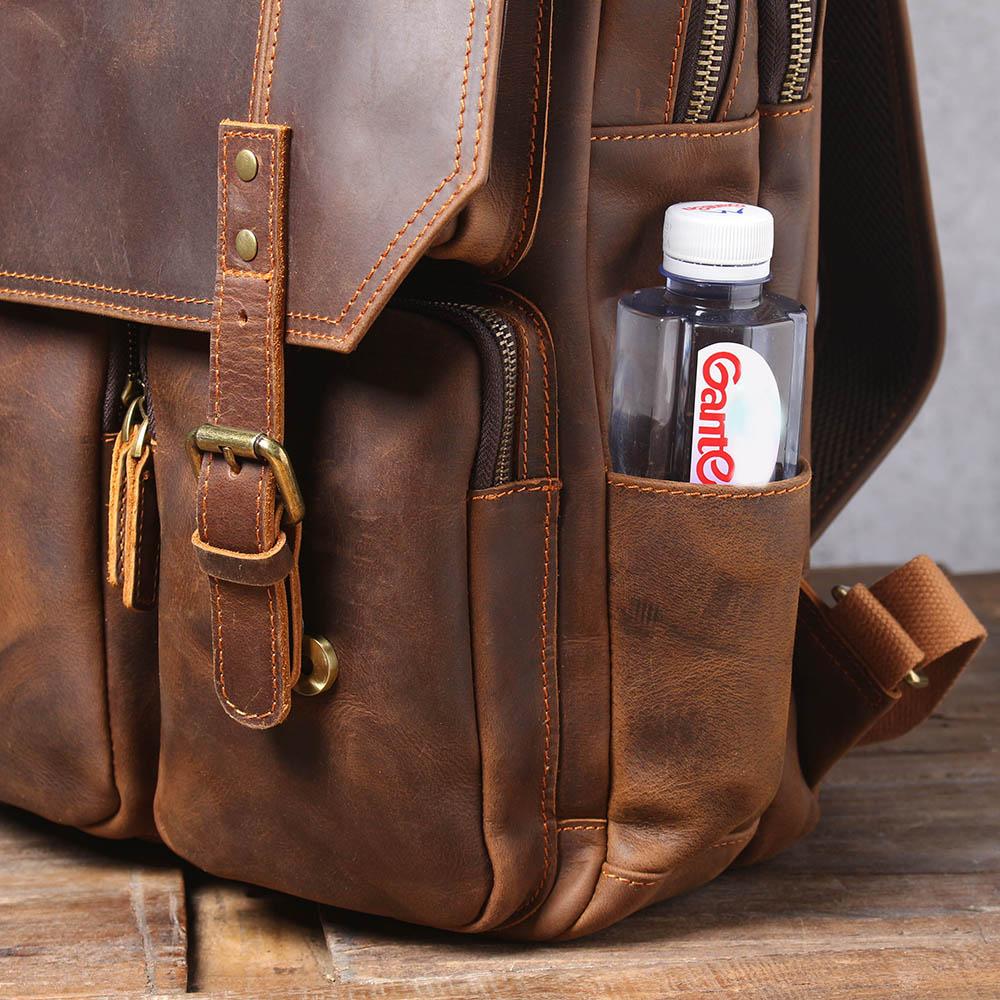 Biefeld | Brown Leather Backpack