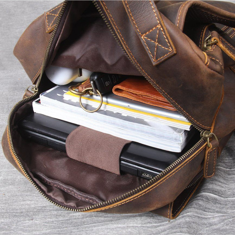 Moritz | Brown Leather Backpack