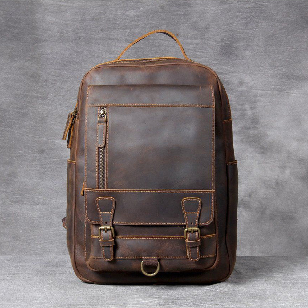 Moritz | Brown Leather Backpack