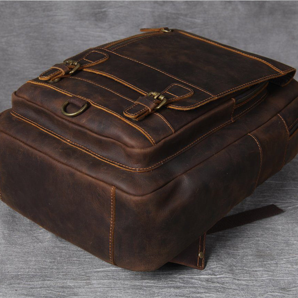Moritz | Brown Leather Backpack