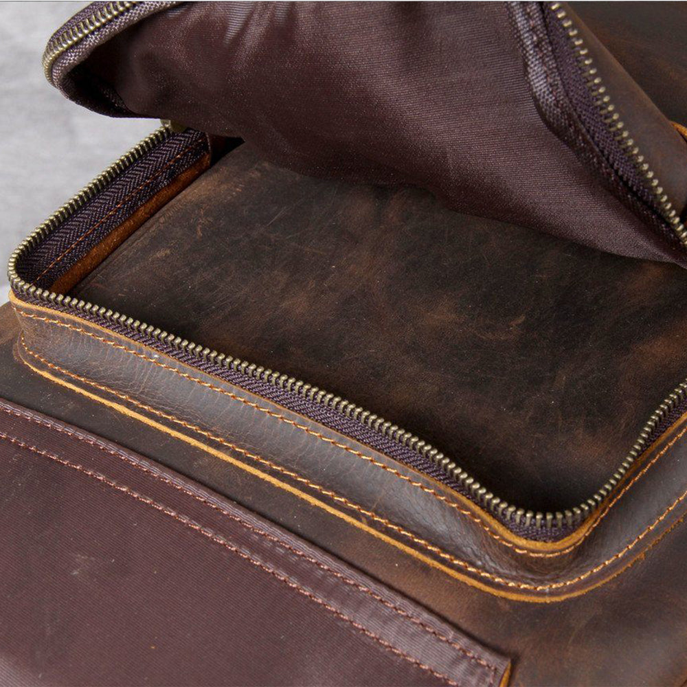 Moritz | Brown Leather Backpack