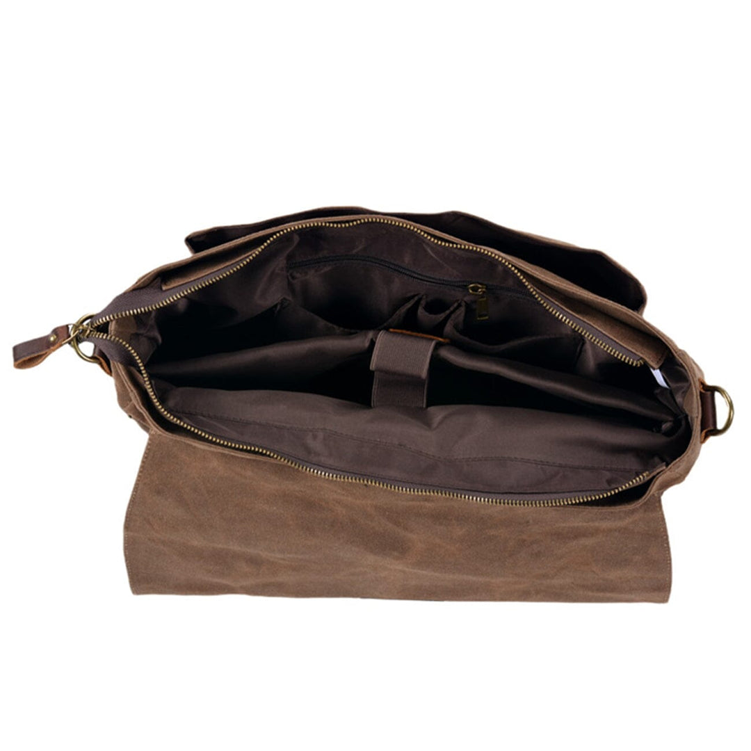 Bruges | Canvas And Leather Clutch Bag (BUY 1 GET 1 FREE)