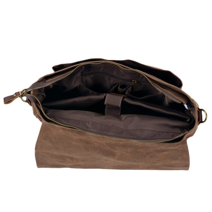 Bruges | Canvas And Leather Clutch Bag (BUY 1 GET 1 FREE)