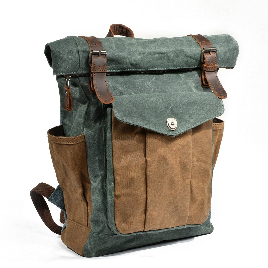 Marseille | Vaxad Canvas Roll-top Backpack (BUY 1 GET 1 FREE)