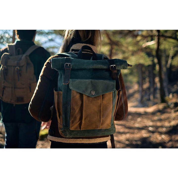 Marseille | Vaxad Canvas Roll-top Backpack (BUY 1 GET 1 FREE)