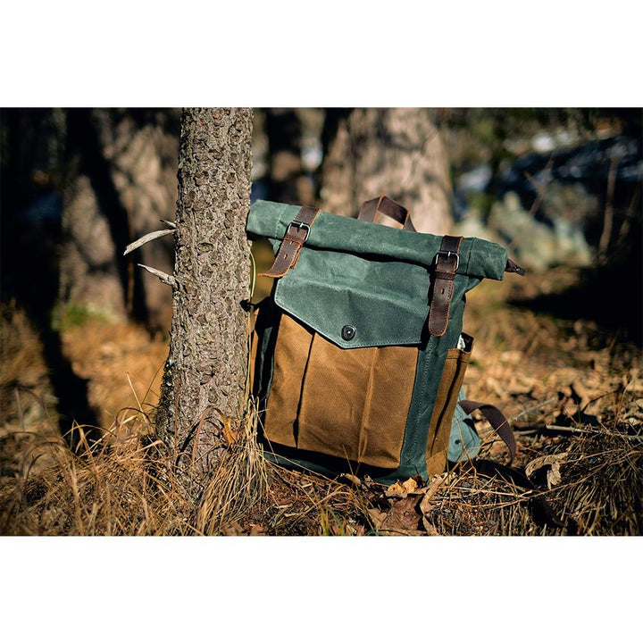 Marseille | Vaxad Canvas Roll-top Backpack (BUY 1 GET 1 FREE)