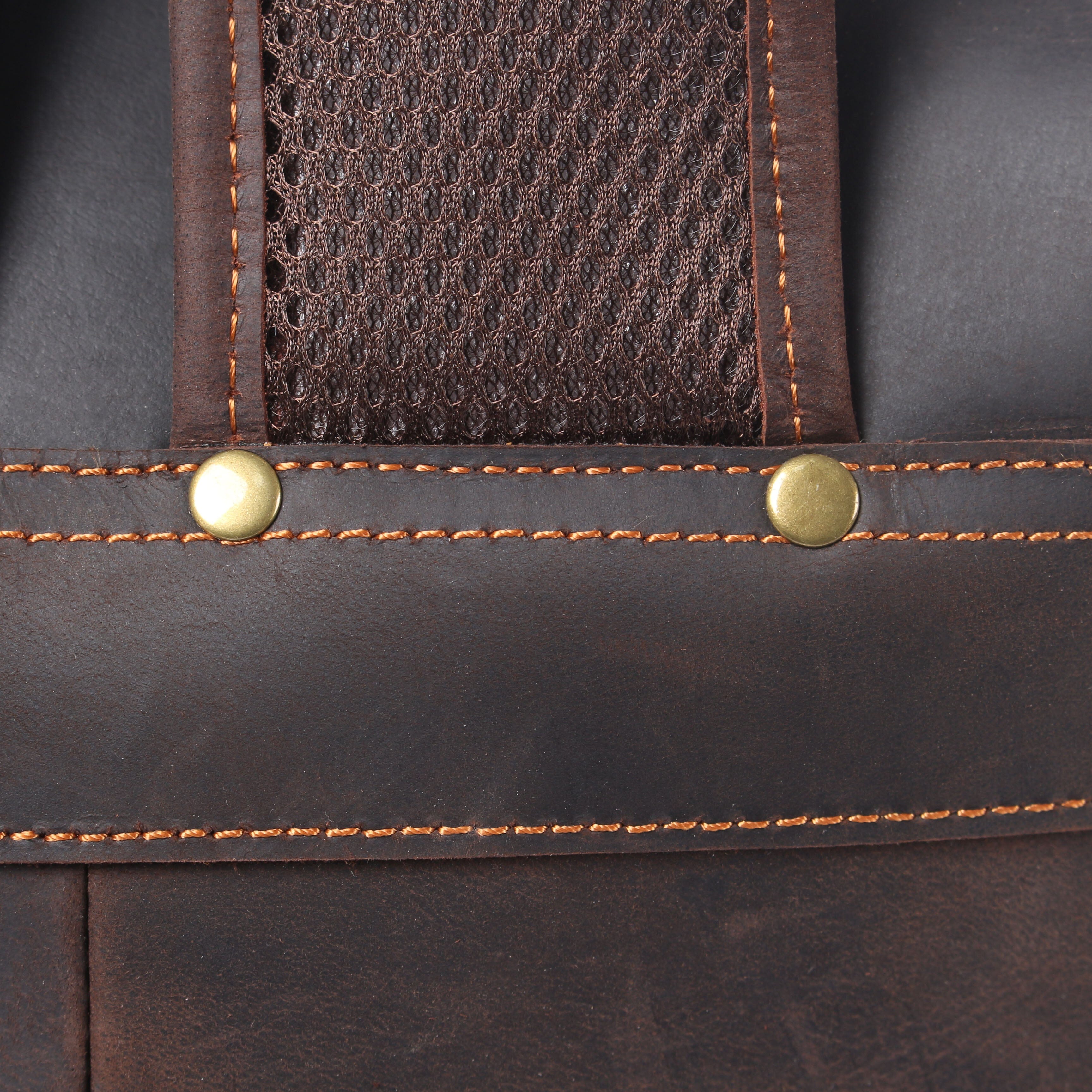 Flam | Leather Backpack with Drawstring